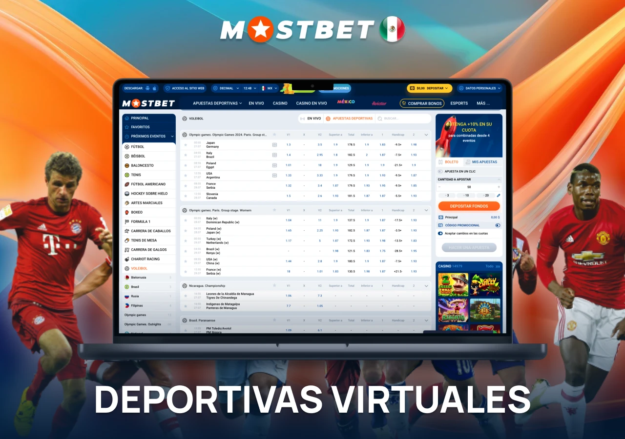 El mundo de los deportes virtuales en la plataforma de la casa de apuestas