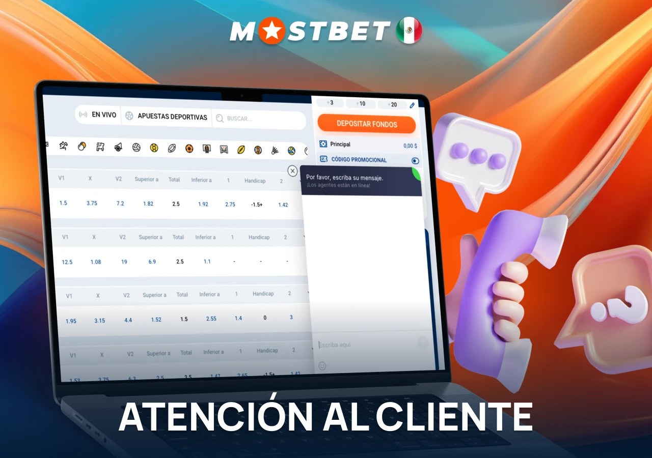 Atención al cliente en el casino en línea Mostbet