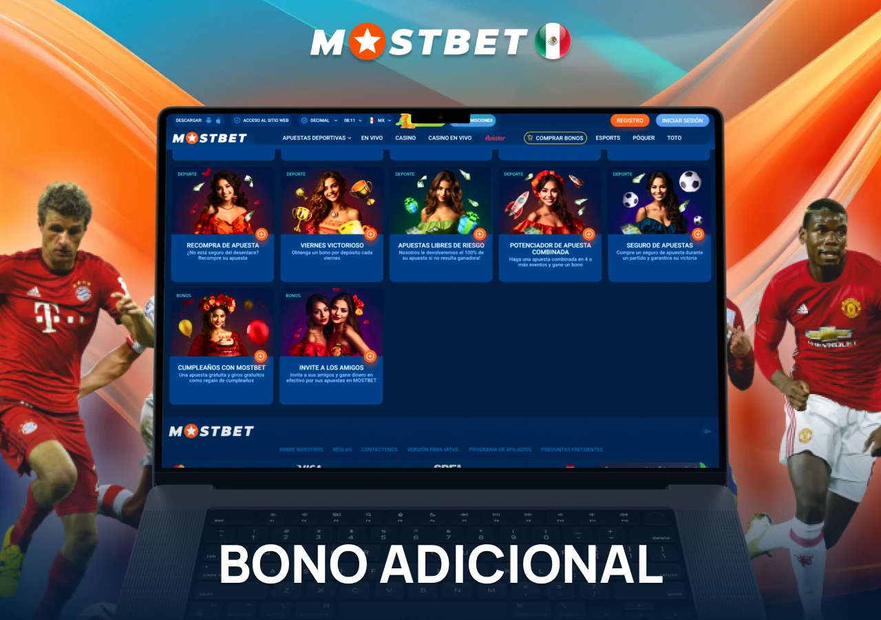 Ofertas adicionales de apuestas deportivas