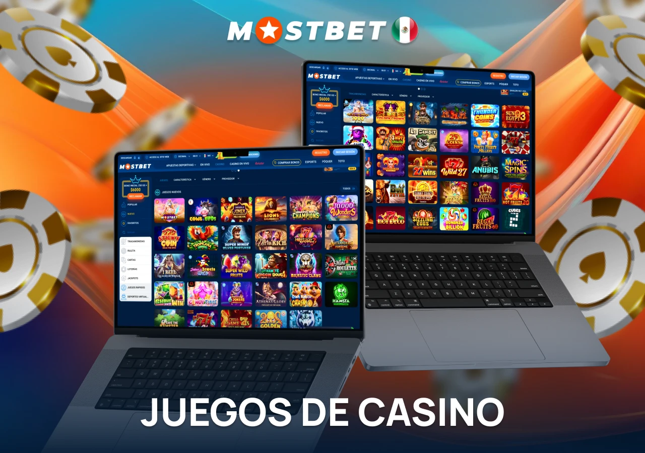 Variedad de juegos de casino en Mostbet Casino